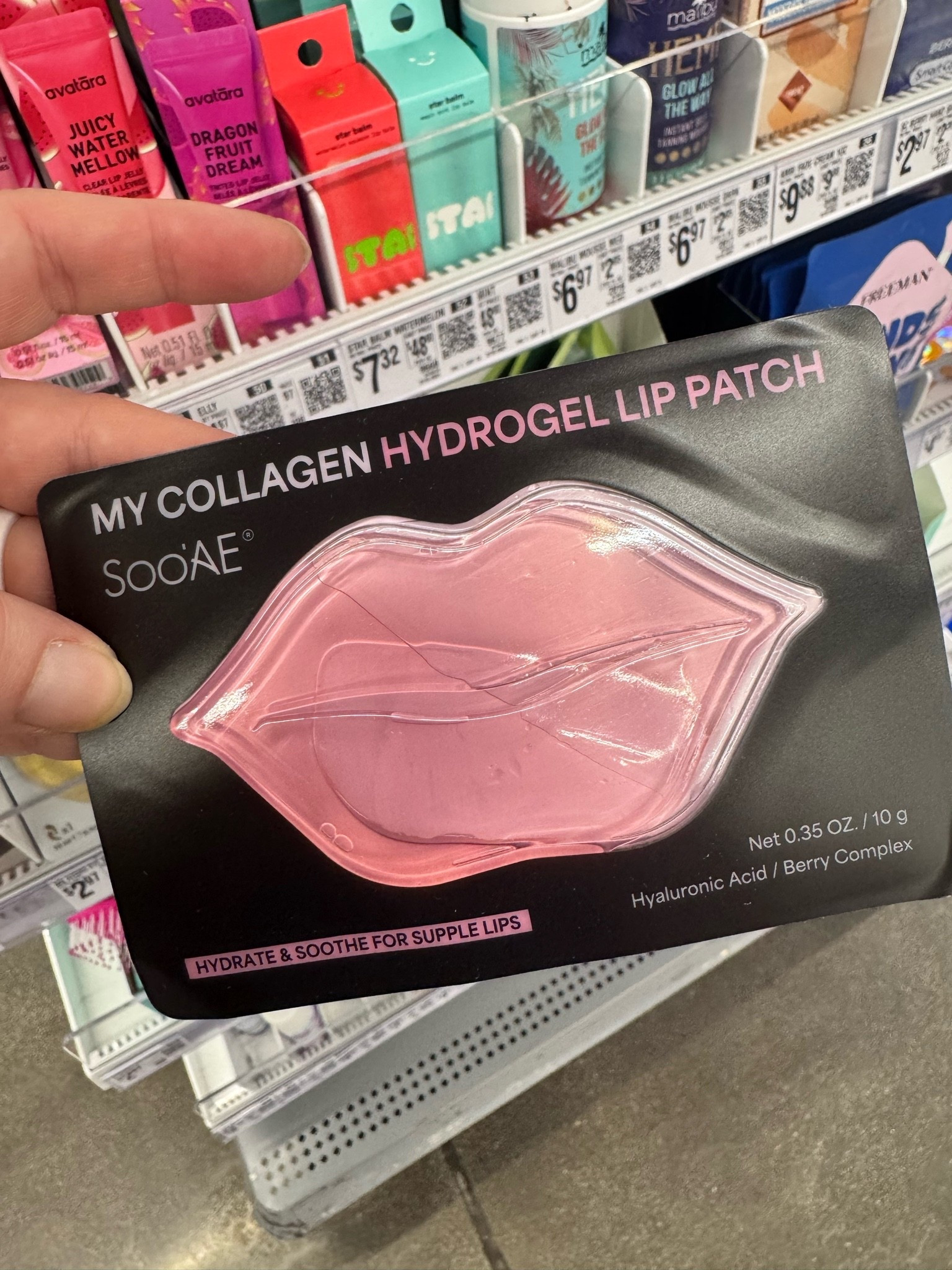 Soo'AE My Collagen Hydrogel Lip Patch, Soothes + Moistures, 0.35 oz

#LTKgrwm #LTKdayinmylife #LTKmorningroutine