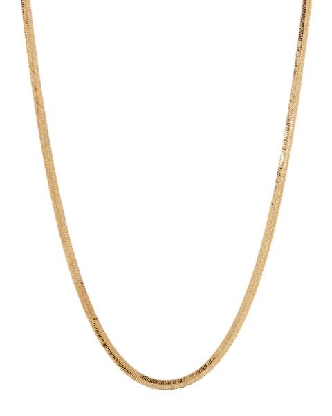 The Classique Herringbone Chain- Gold | Luv Aj