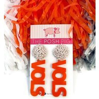 University Of Tennessee Earrings | Utk Volunteers Jewelry Game Day | Etsy (US)