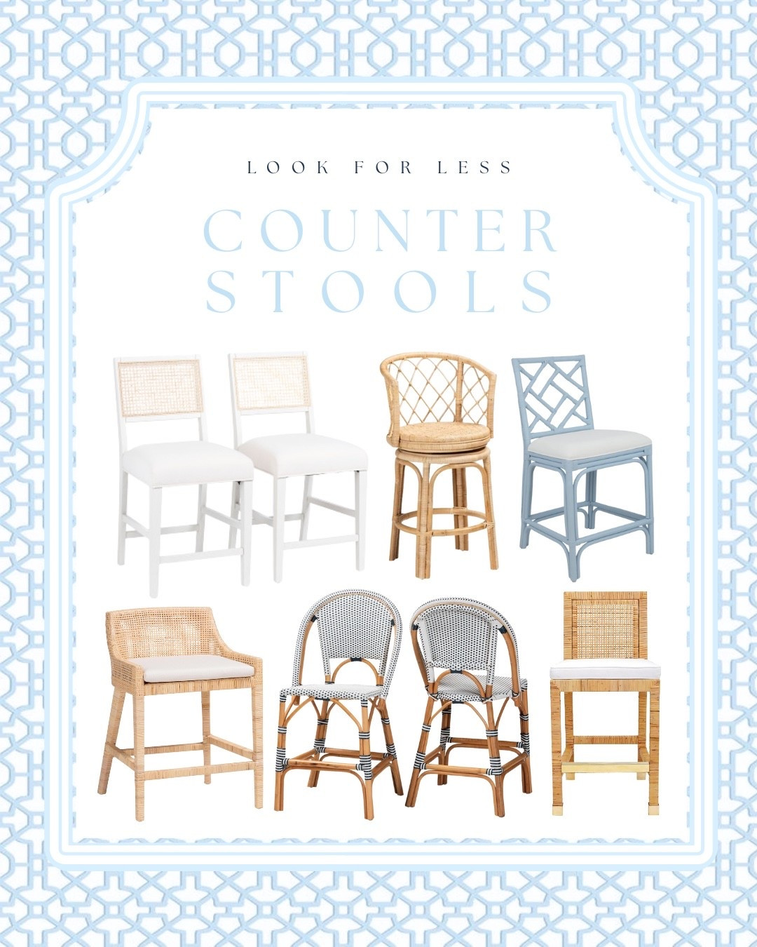 Sharing my favorite Serena & Lily style counter stools for less! 

#LTKStyleTip 

#LTKHome