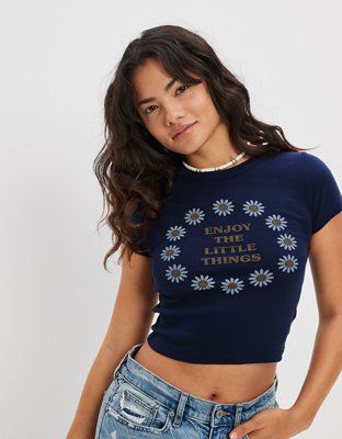 AE Hey Baby Tee | American Eagle Outfitters (US & CA)
