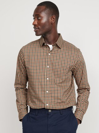 Slim-Fit Pro Signature Performance Dress Shirt for Men | Old Navy (US)