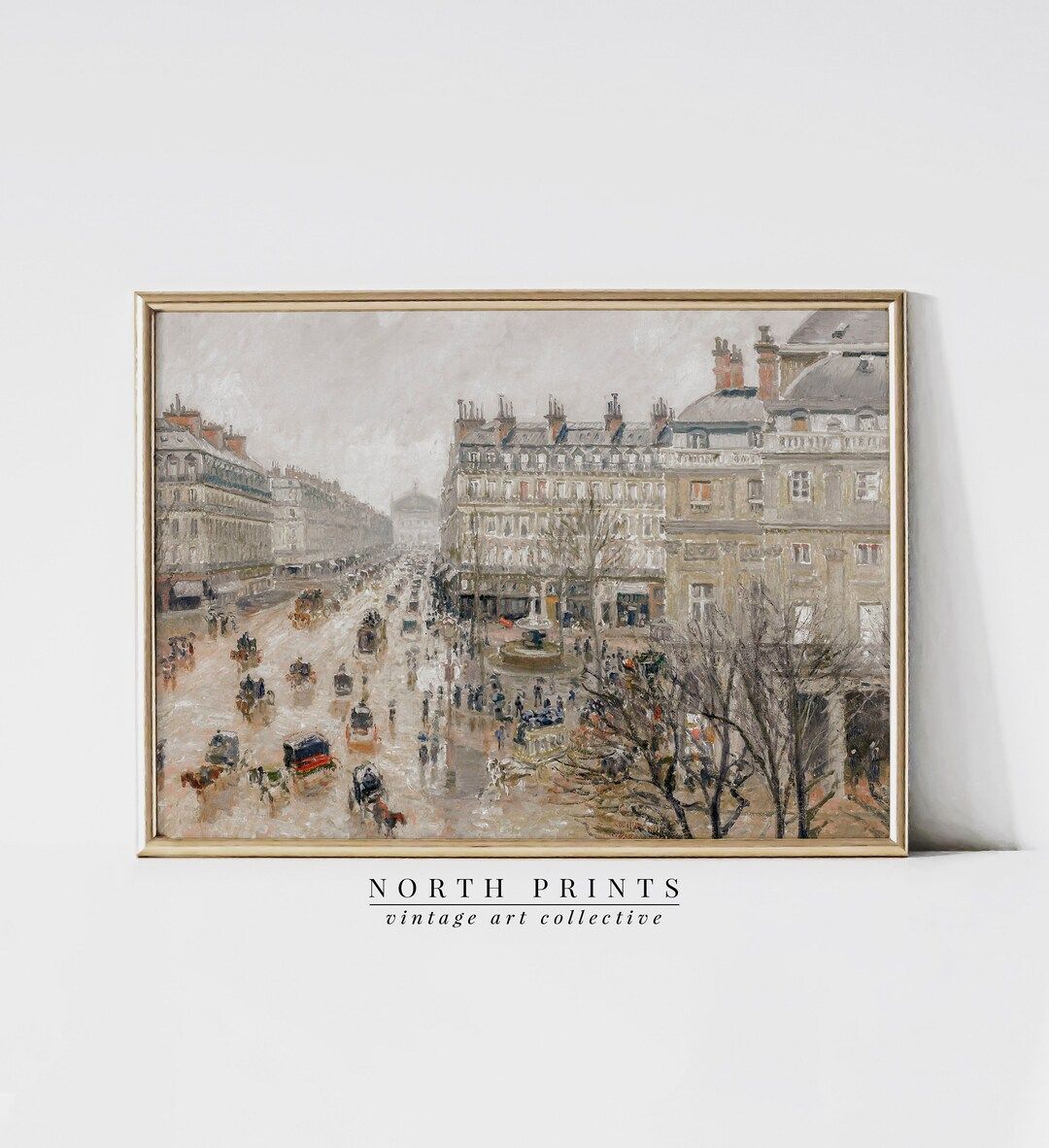 Vintage French Cityscape Painting | Neutral Abstract Wall Art | PRINTABLE Downloadable | 1142 | Etsy (US)