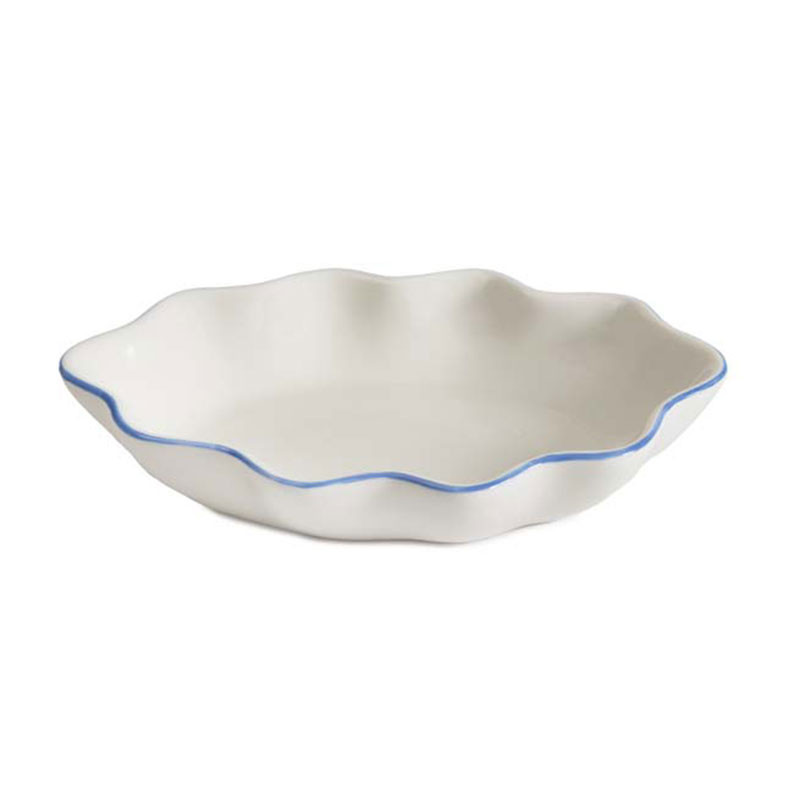 Scallop Soap Dish - Blue/Ivory, Ceramic | The Company Store | The Company Store
