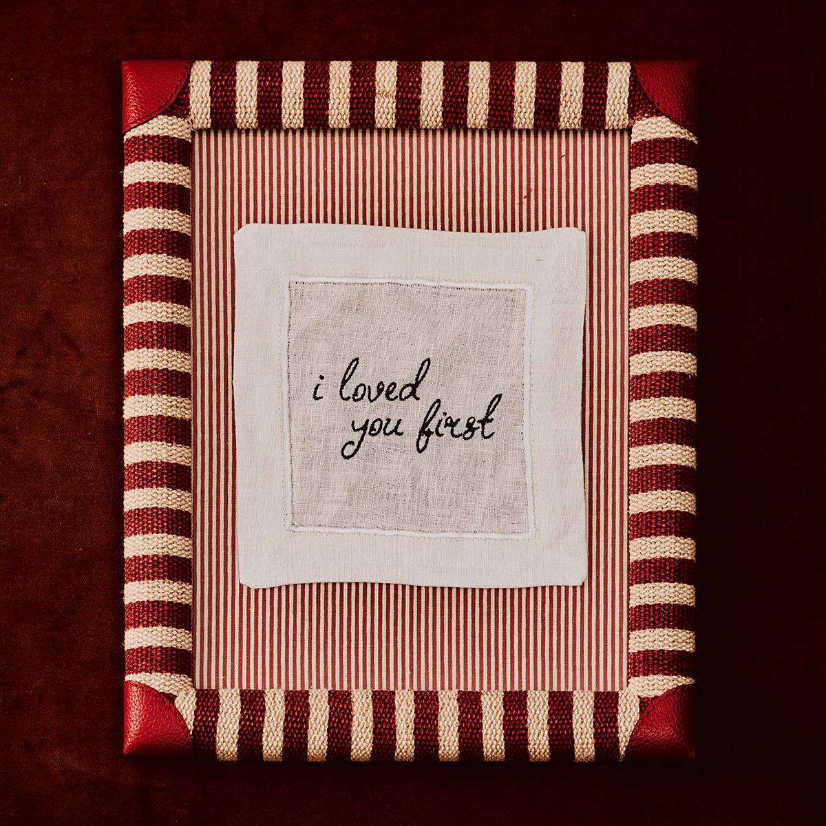 Handwritten White Linen Coasters (Set of 4) | Not Another Bill