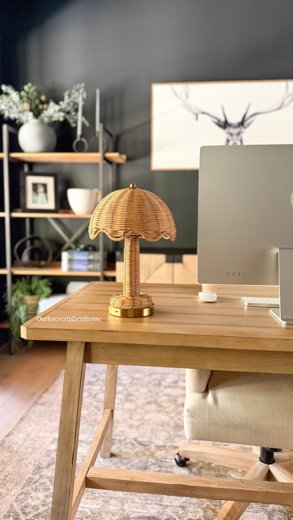 The cutest little addition to my office refresh. 🤎 

This woven rechargeable lamp from @sissyyellenliving  adds so much warmth and texture to my desk, and the best part is there are no cords to deal with, so you can style it pretty much anywhere.

Such a cute little accent light! I linked it here. 🤍

#gifted @sissyyellenliving 

#LTKHome