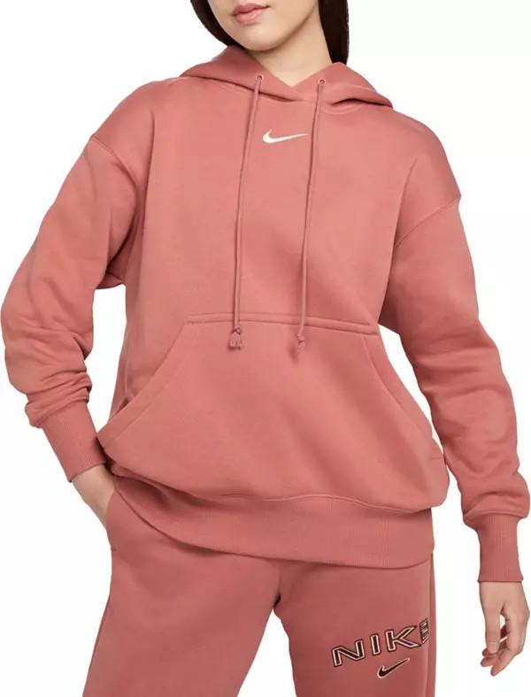 Nike Women's Sportswear Phoenix Fleece Oversized Pullover Hoodie | Dick's Sporting Goods | Dick's Sporting Goods