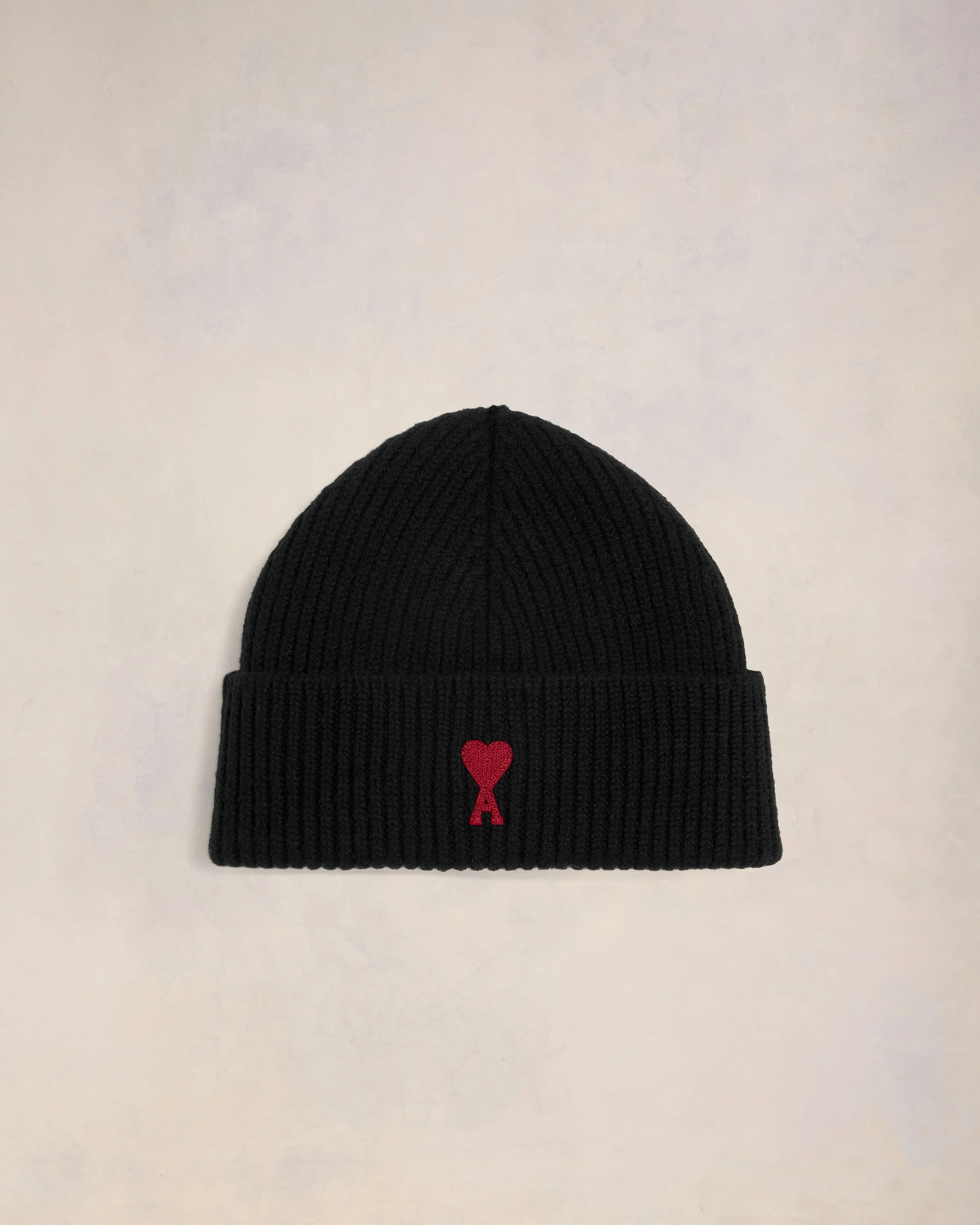 Bonnet Ami De Coeur Rouge Noir/Rouge | AMI PARIS | AMI Paris FR