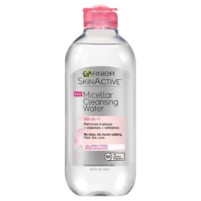 Garnier SKINACTIVE Micellar Cleansing Water All-in-1 Makeup Remover & Cleanser - 13.5 fl oz | Target