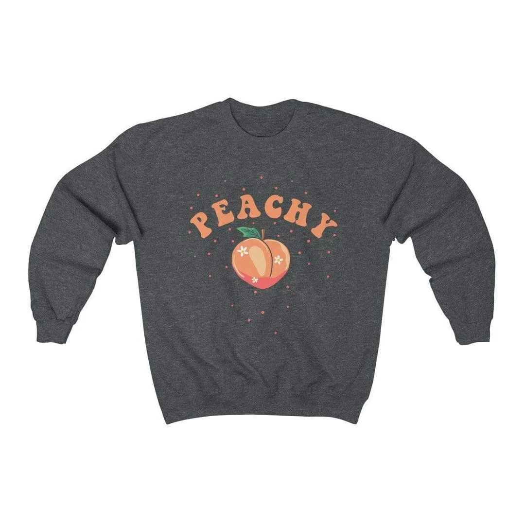 Peachy Crewneck Sweatshirt  Super Soft & Comfy Sweater Cute - Etsy | Etsy (US)