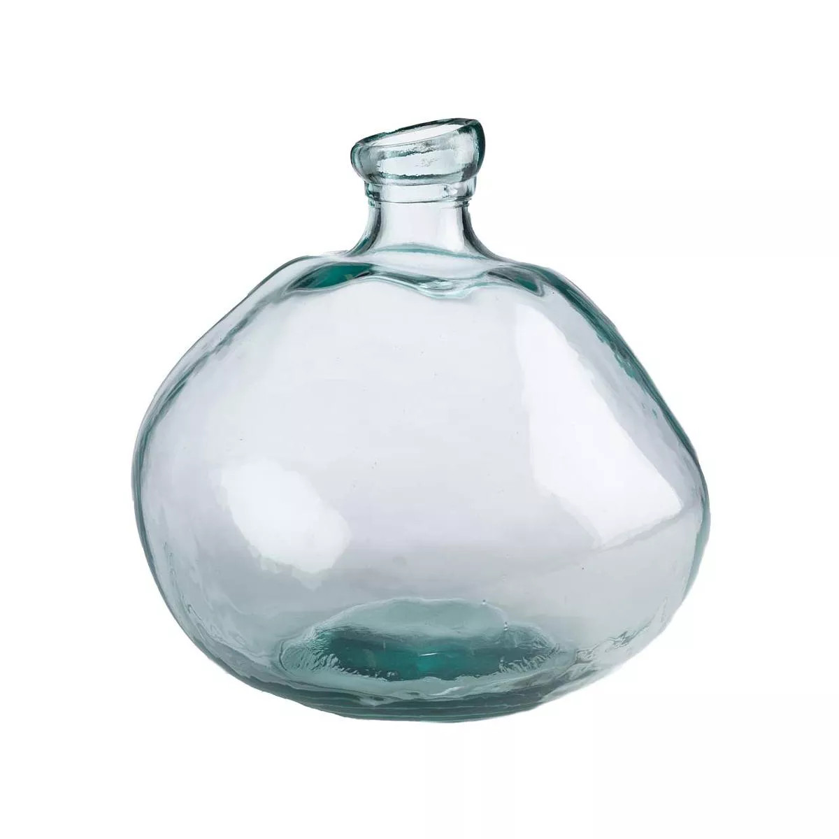 VivaTerra Recycled Round Glass Balloon Vase, 13" | Target
