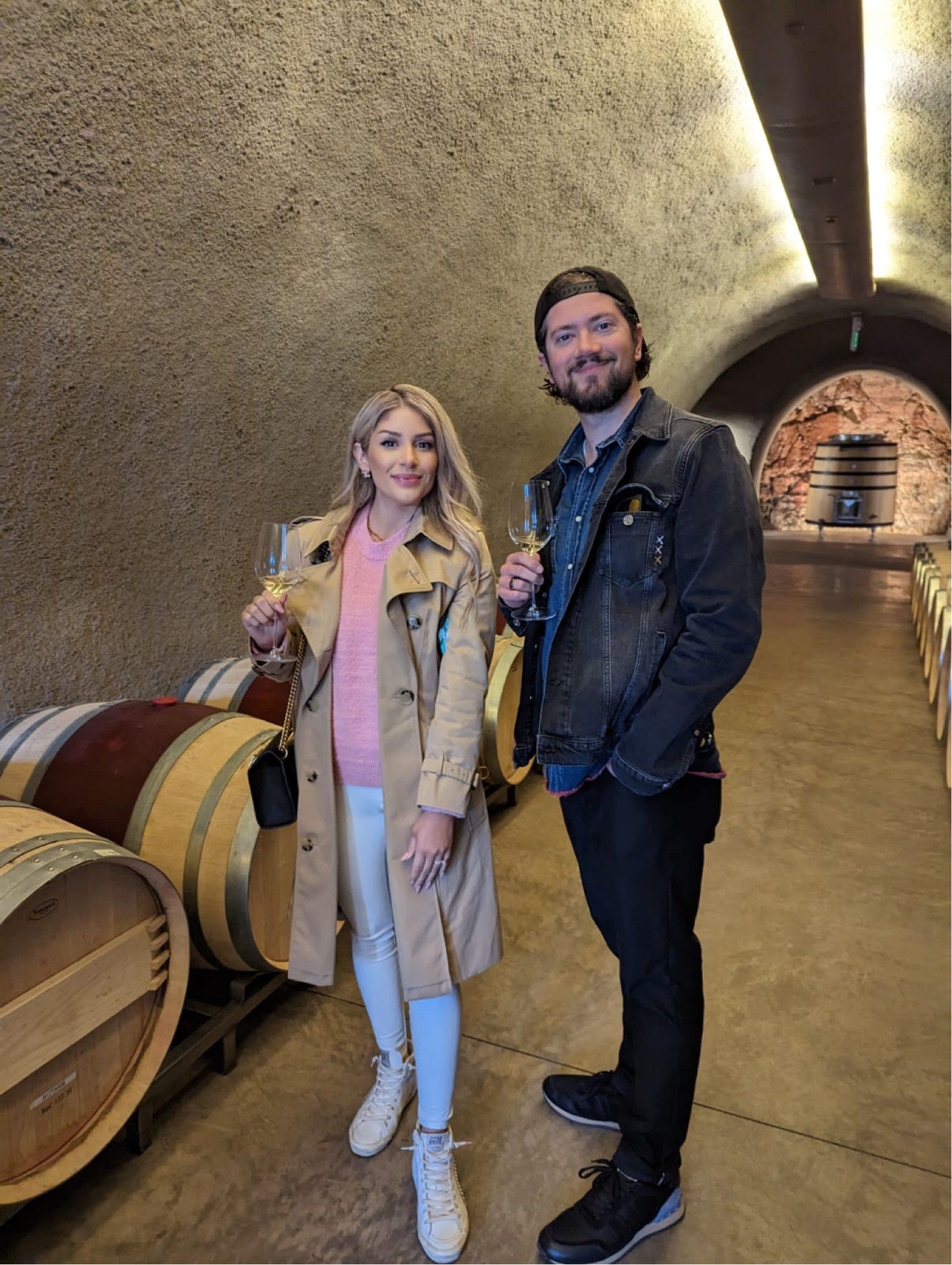 Cozy in my trench, sneaks, and commando! #Napa #burberry #goldengoose #midtopsneakers #pink #commando

#LTKtravel #LTKstyletip