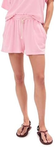 LE BOP Women's Farrah Terry Shorts, Pink, S | Amazon.com | Amazon (US)