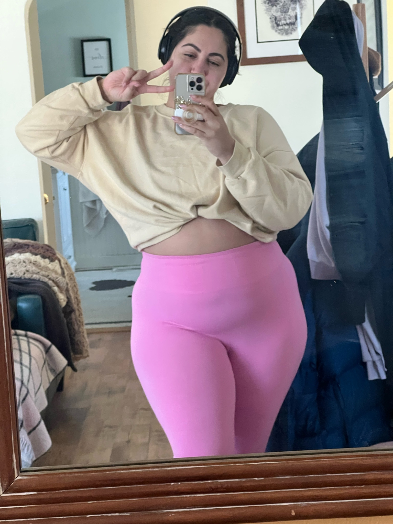 lounge but could also workout but probably won’t. 