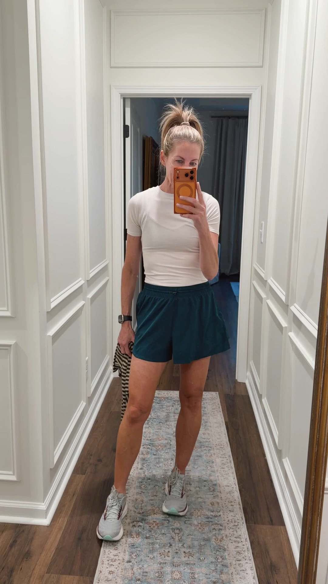 I love them so much. I went back and bought another pair now I own these in four colors that’s how good they are. I’m telling you they are perfect for all the things wearing a size extra small. The top is also a favorite under $20 as well.