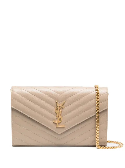monogram-plaque quilted shoulder bag | Farfetch (US)