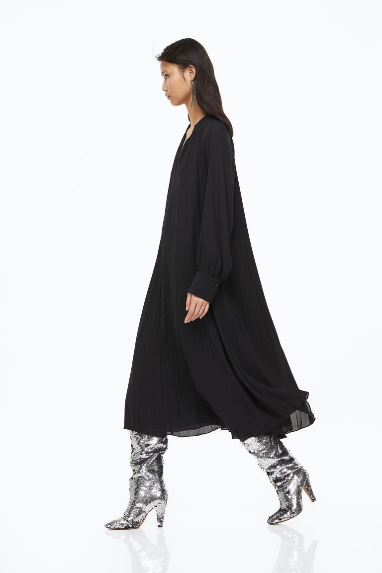 Pleated Tie-belt Dress | H&M (US + CA)