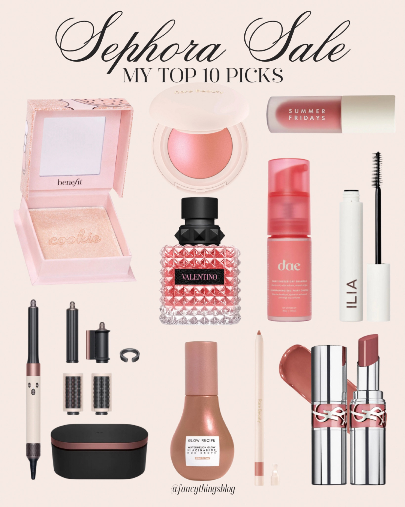 My top 10 picks from Sephora! Use code YAYSAVE for up to 20% off sitewide 🤍🤍

#LTKxSephora #LTKsalealert #LTKbeauty