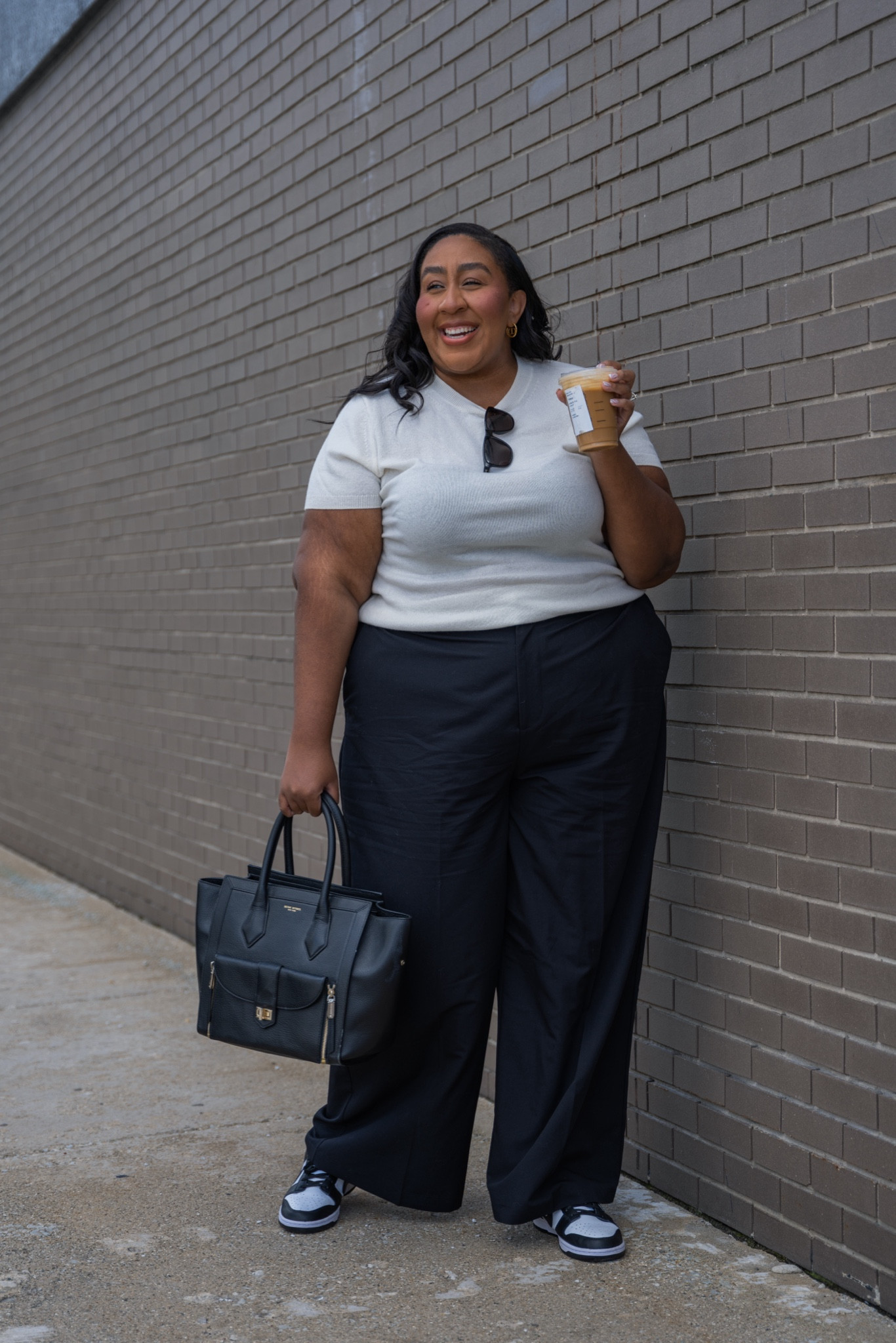 Wednesday plus-size workwear. Top is Quince and Bottoms are Eloquii. 

#LTKPlusSize #LTKWorkwear #LTKStyleTip