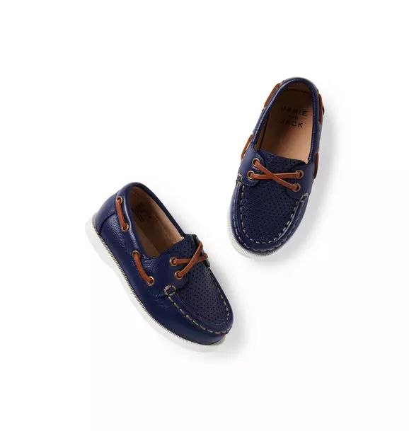 Perforated Boat Shoe | Janie and Jack