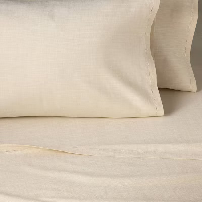 4pc King Woven Sheet Set Tan - Hearth & Hand™ with Magnolia | Target