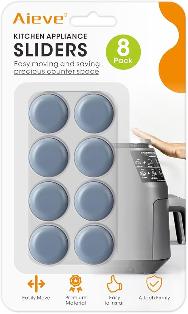 Aieve Appliance Slider, 8Pcs Appliance Sliders for Kitchen Appliances, Small Appliance Slider for... | Amazon (US)