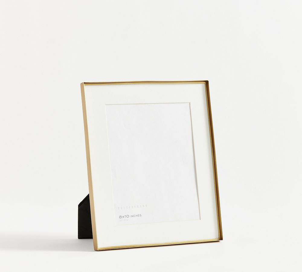 Stowe Modern Metal Frame, 11x13 Frame (8x10 Opening) - Brass | Pottery Barn (US)