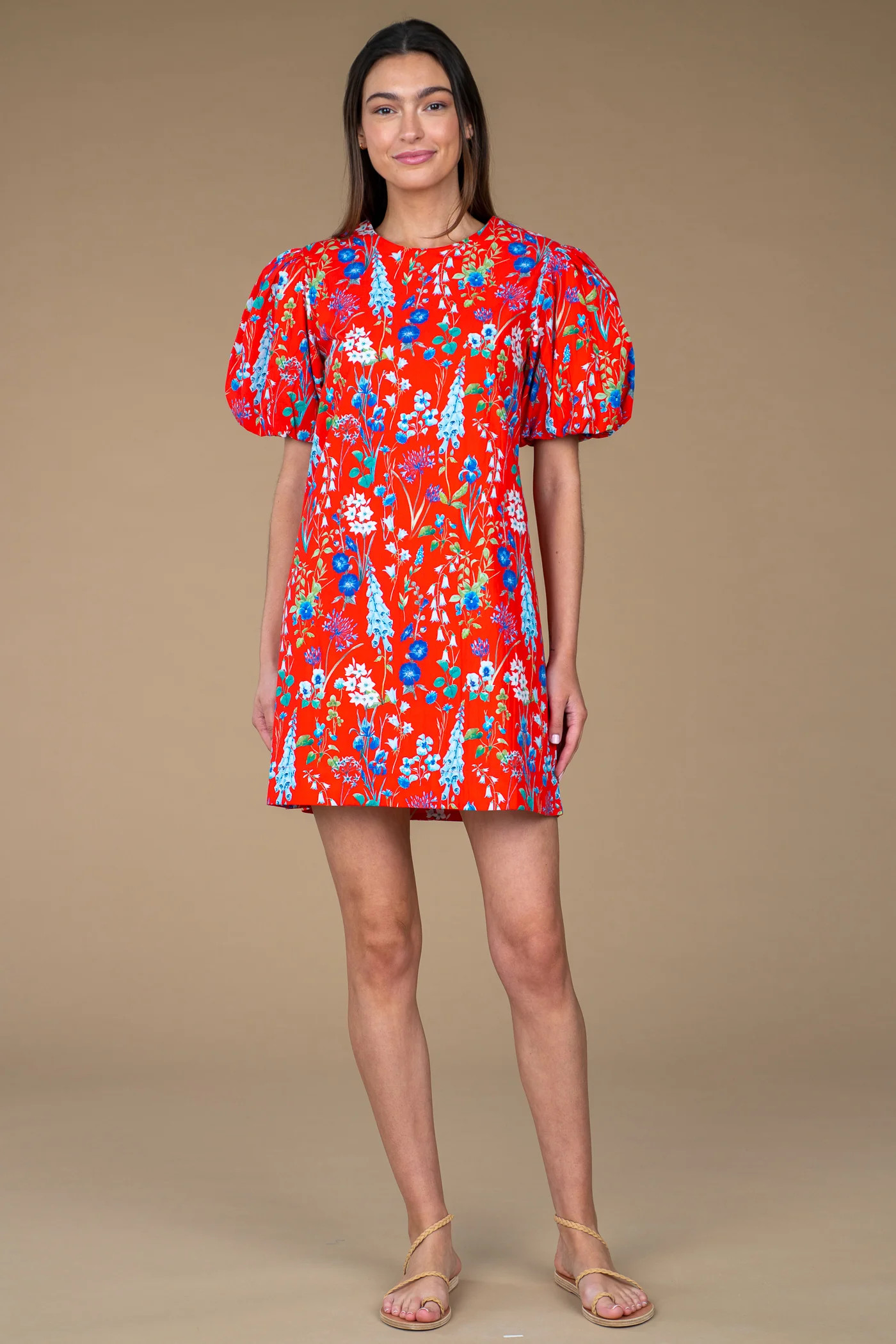 Louisa Dress in Calypso Sunset | Elizabeth James The Label