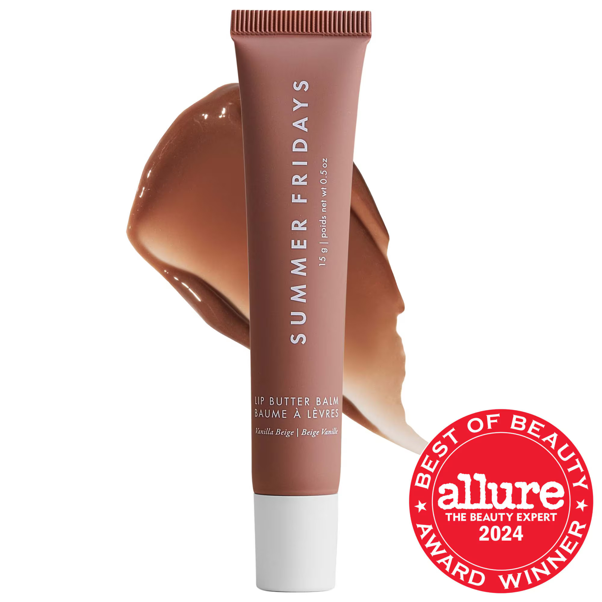 Summer Fridays Lip Butter Balm for Hydration & Shine Vanilla Beige - sheer beige .5 oz/ 15 g | Sephora (US)