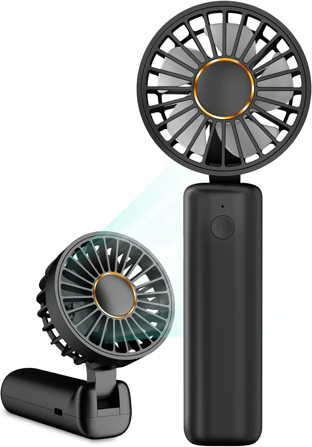 FrSara Portable Handheld Fan , Mini Desk Fan Foldable 2000mAh, 180° Ratotion , 3 Speeds, Ultra Q... | Walmart (US)