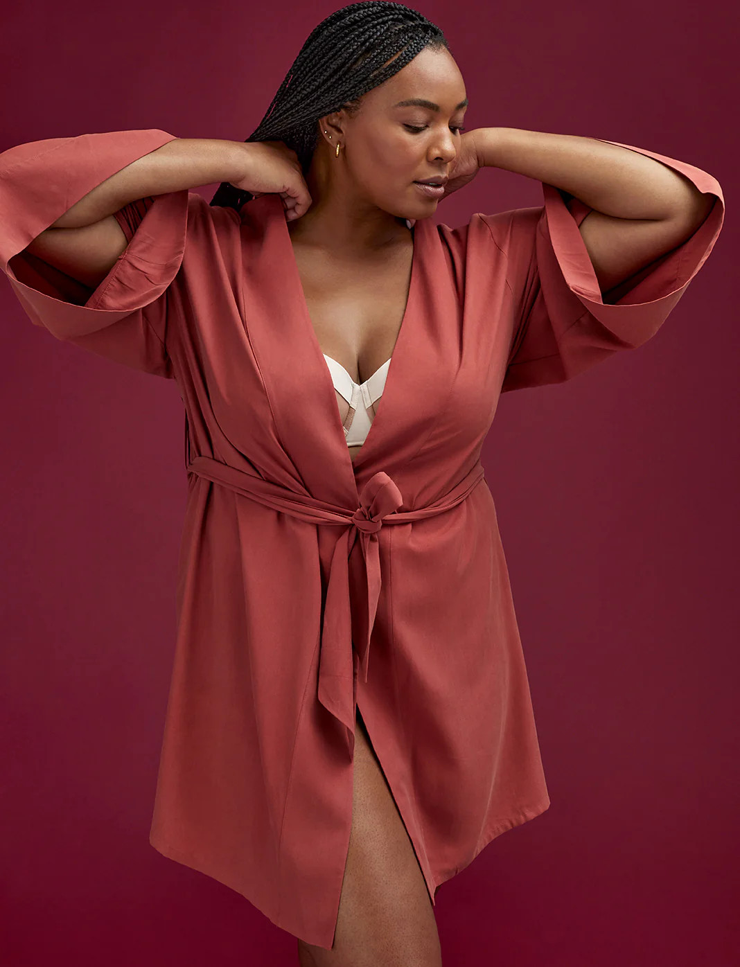 Washable Silk Deco Robe | ThirdLove