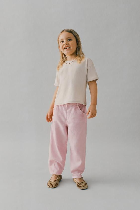 TWILL BALLOON TROUSERS | Zara UK