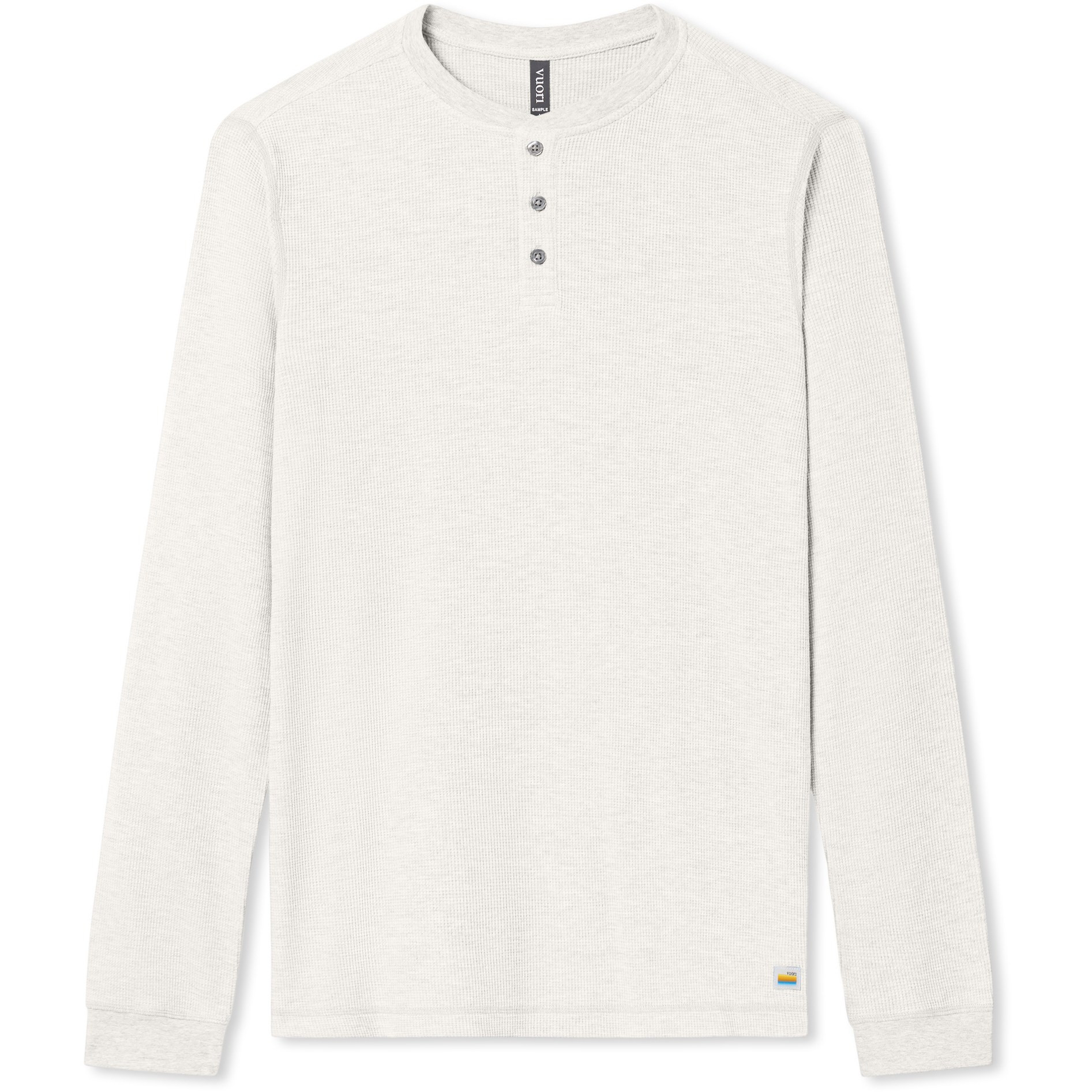 Vuori Men's Waffle Henley Shirt Khaki XL | REI