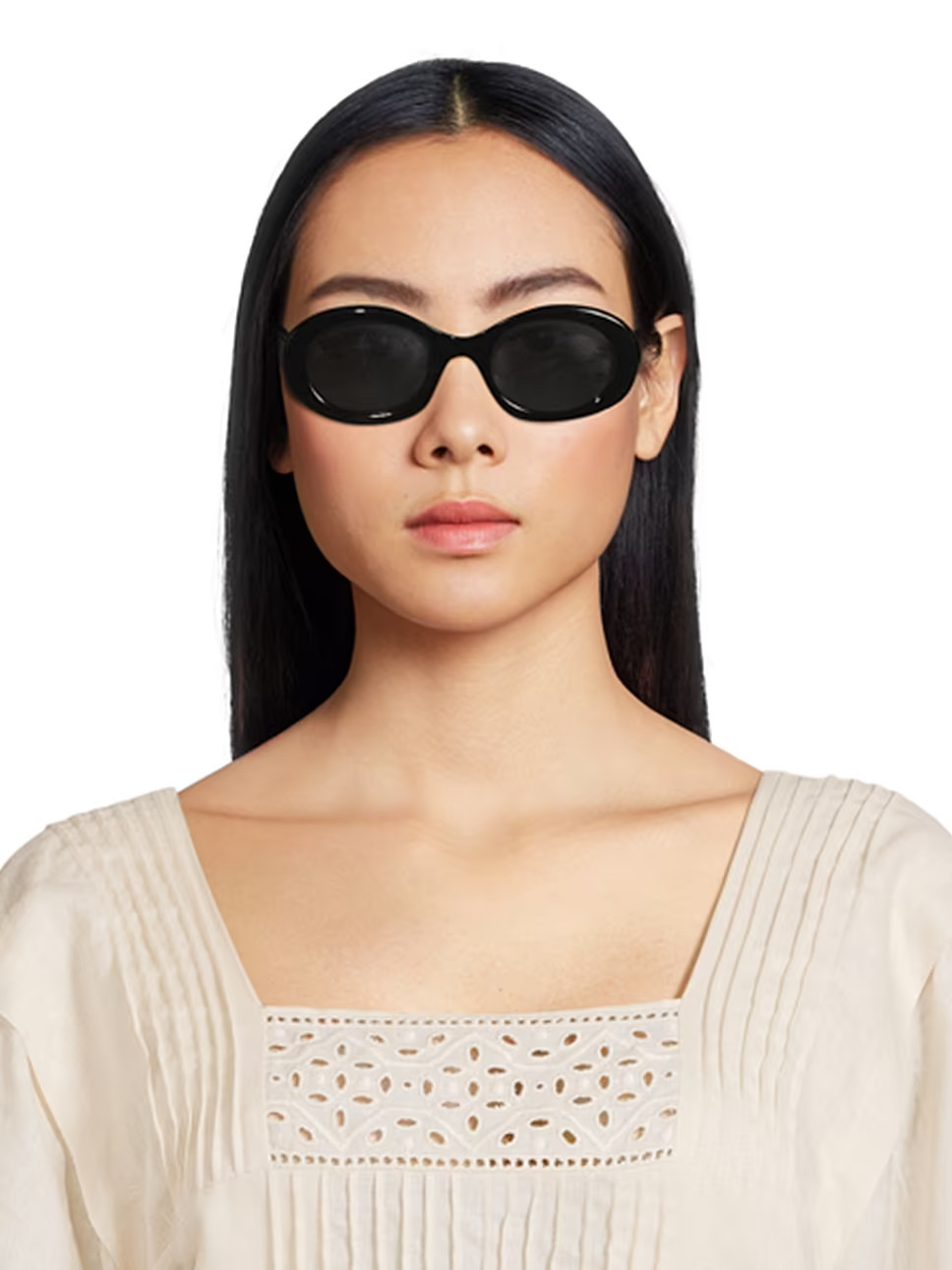 Triomphe 52MM Oval Sunglasses | Saks Fifth Avenue