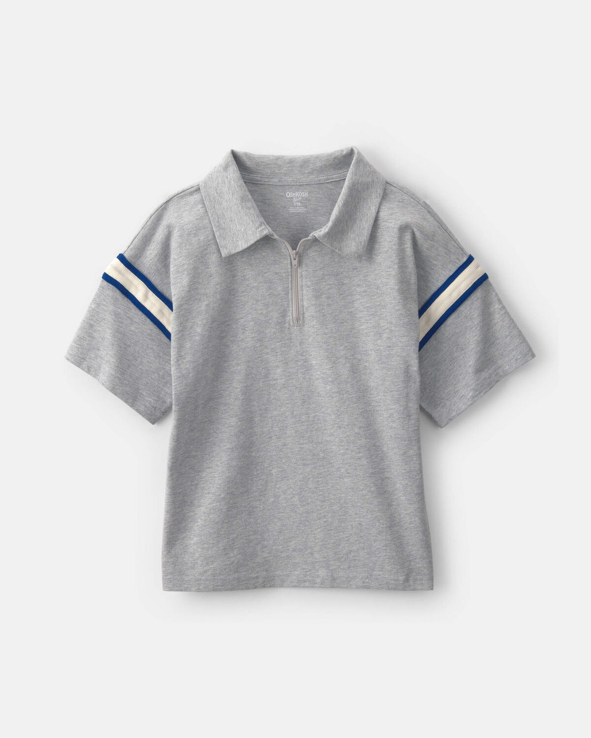 Boys Striped Polo Shirt - Grey/Navy Blue | Carter's Inc