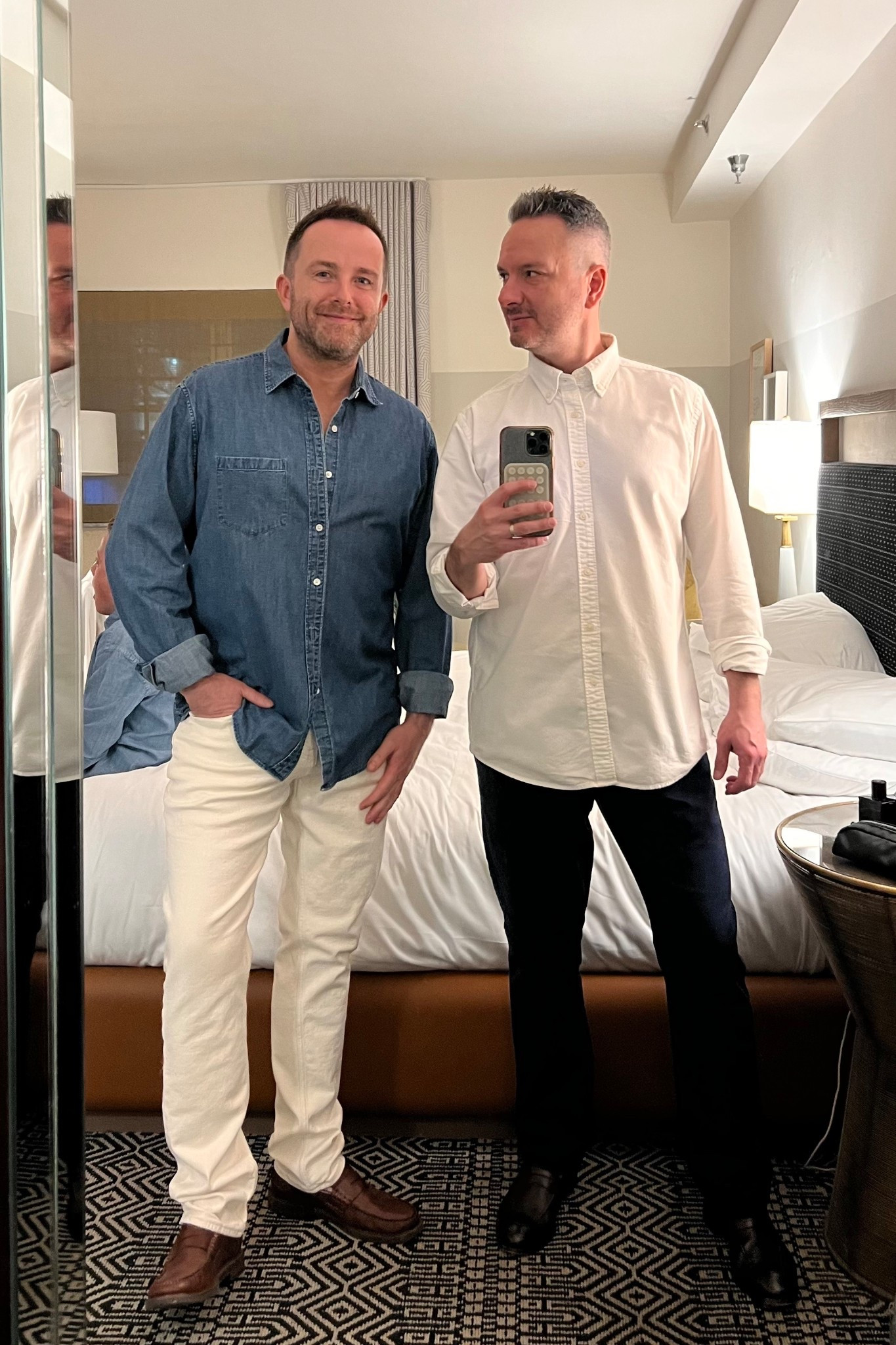 First dinner out in Miami and decided on blues and denim. A great transitional spring look combination 

#LTKMens #LTKootd #LTKOver40