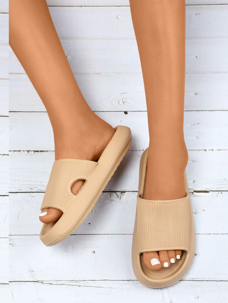 Minimalist Hollow Out Slides | SHEIN