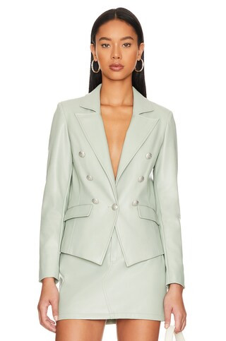 Central Park West Devon Blazer in Sage from Revolve.com | Revolve Clothing (Global)