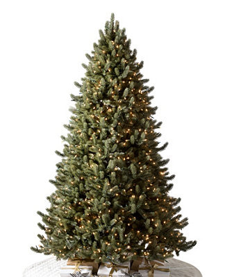 9' Pre-Lit Vermont White Spruce LEDC Artificial Christmas Tree | Macy's