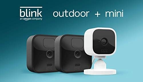 Blink Outdoor – 2 camera kit with Blink Mini | Amazon (US)