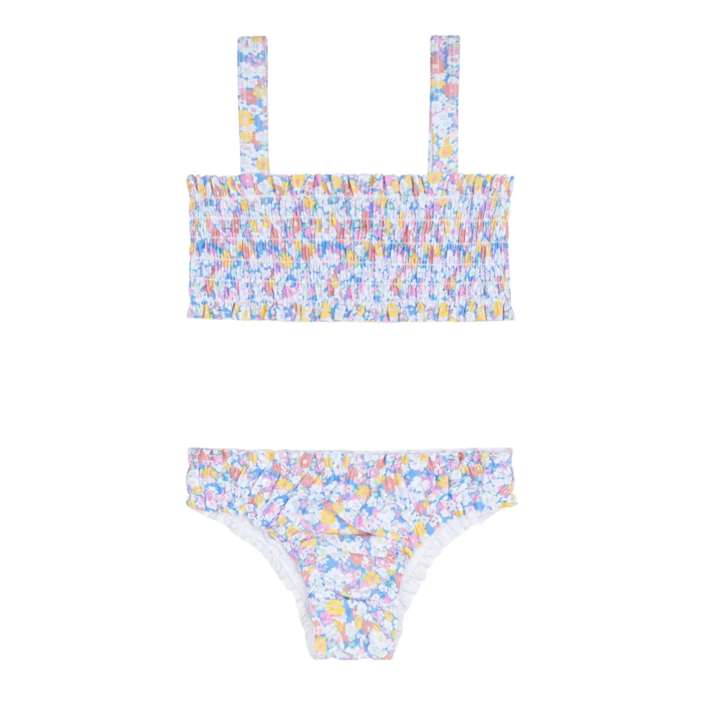 girls jasmine blossom smocked bikini | Minnow
