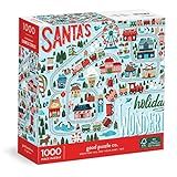Galison Good Puzzle Co. Santa's Wonderland 1000pc Puzzle | Amazon (US)