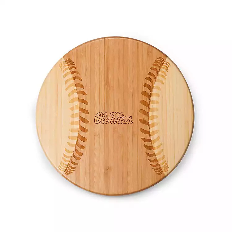 Ole Miss Rebels Baseball Cutting & Serving Board | Kirklands
