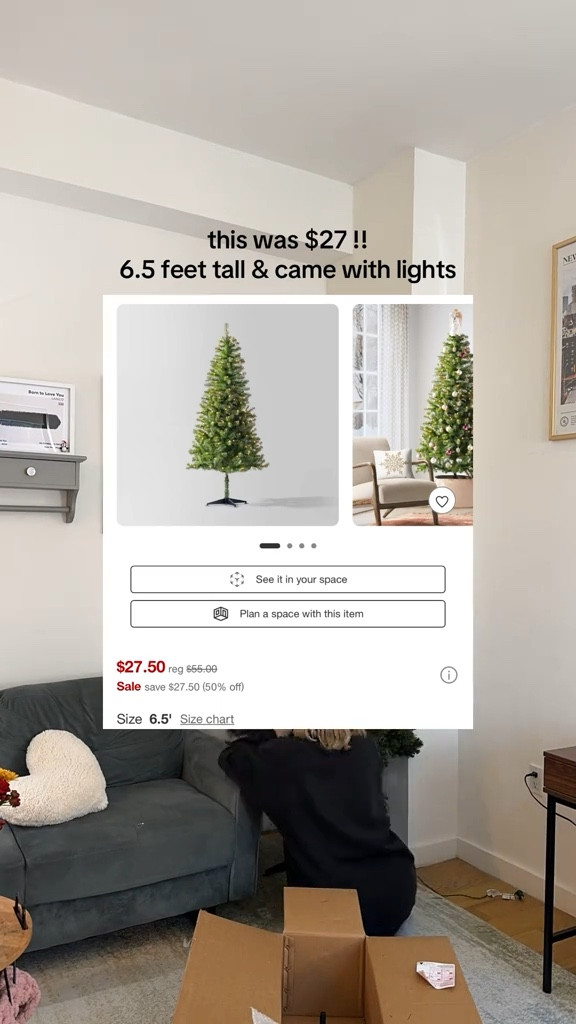 PSA -- christmas trees are 50% off at target right now 🌲 👀 



#LTKSeasonal #LTKHoliday