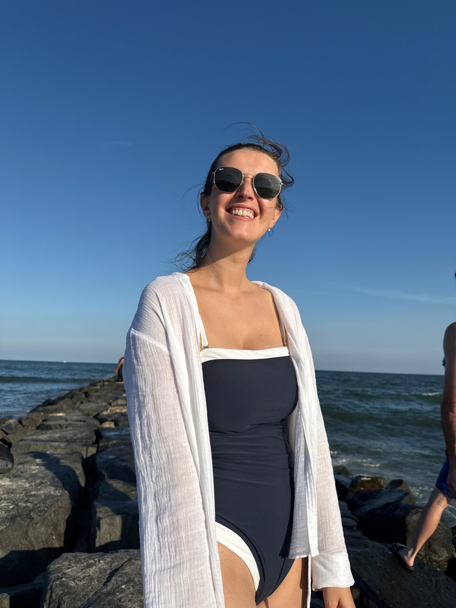 I haven’t worn a one piece since I was a kid but I love this one from Abercrombie! I’m 5’7 and wearing a medium tall size! 

Swim wear| Beach OOTD | Bathing Suit | One Piece | Summer Vacation 

#LTKStyleTip #LTKSeasonal #LTKTravel