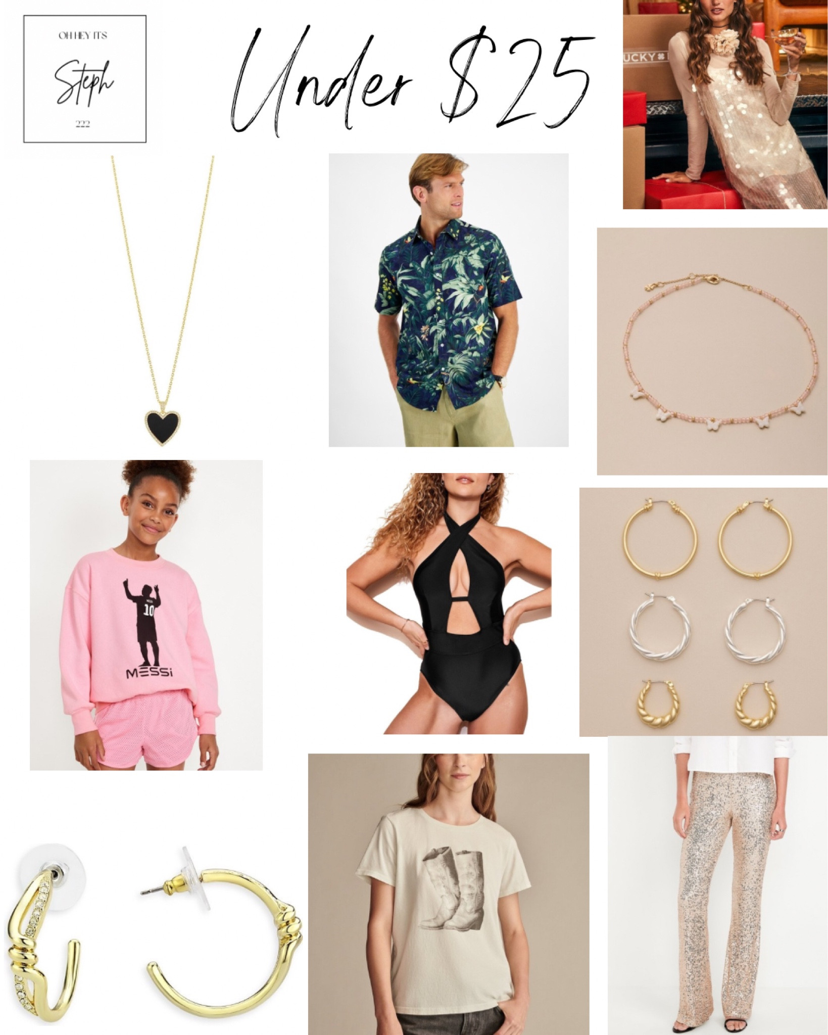 Under $25


Twisted Knot Hoop Earrings, Bloomingdale’s, Cree Tshirt, lucky brand, High-Waisted Sequin Flare Pants, old navy, Messi™ Oversized Graphic Sweatshirt for Girls, Swimwear One Piece, Macys, Two Tone Twisted Hoop Set, Beaded Butterfly Necklace, Men's Woven Alan Leaf-Pattern Shirt, 14K Goldplated & Black Onyx Heart Pendant Necklace, saks off 5th, Sequin Dress

#LTKSaleAlert #LTKHoliday #LTKFindsUnder50