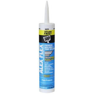 DAP Alex Flex 11.2 oz. White Premium Molding and Trim Sealant 18592 - The Home Depot | The Home Depot