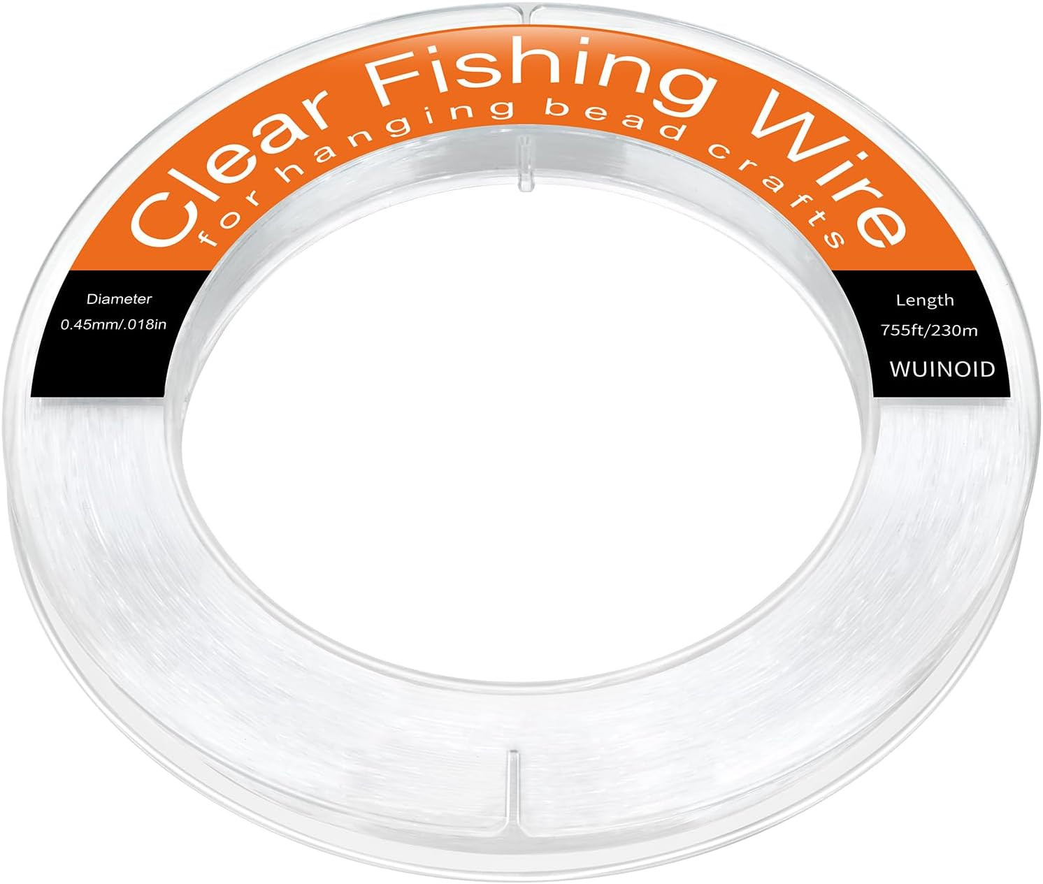 Fishing Line Wire, Clear Monofilament Fishing Line Wire, Nylon Clear Invisible String for Fishing and Hanging Balloons Garland Crafts Decorations WUINOID | Amazon (US)