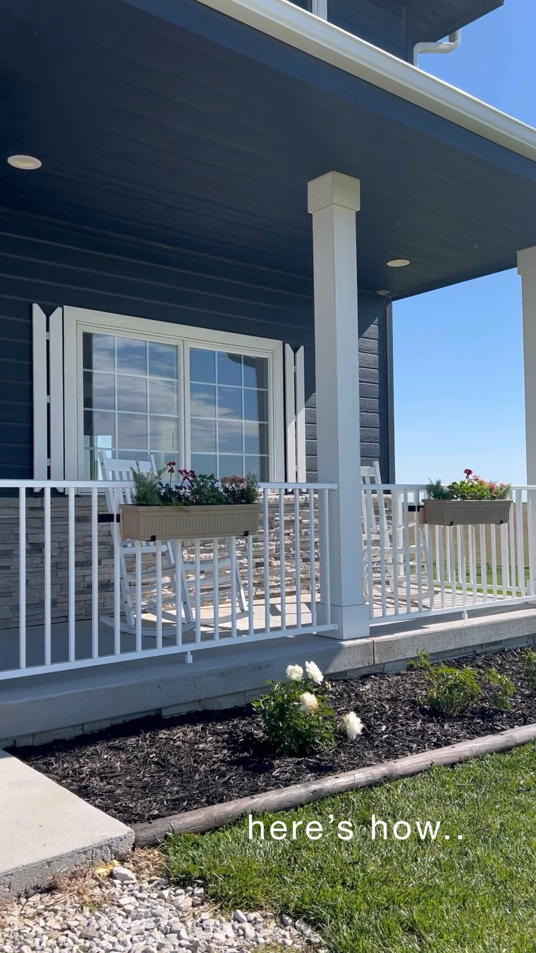 Easy + affordable landscaping project you can do in a weekend! Comment the word link for the products we used, and see below for details on how we did it ⤵️

1) I like to do things backwards 🤪 so naturally we already had the peonies planted, however this could (and probably should) be done the other way around.
What we first did was cut all the grass around the area and around the plants.
2) Then we put down landscaping fabric, cutting out circles for the plant to pock through. Make sure you make them larger than the plant, if you anticipate the plant still has some growing to do. We secured the fabric down with fabric staples around the perimeter of the area.
3) Next we cut landscaping wood trim pieces for the border of the area. We drilled holes into the wood pieces and pounded in rebar to secure the trim pieces in place.
4) Lastly, we added mulch to the whole area, making sure to keep it a couple inches away from your plant. Then I decided to stain the wood trim pieces with a dark walnut stain (optional).

And that’s it! We did this whole project in a couple hours and I can’t believe how much it has added to our front exterior! Would you try this?

#LTKVideo #LTKhome #LTKSeasonal