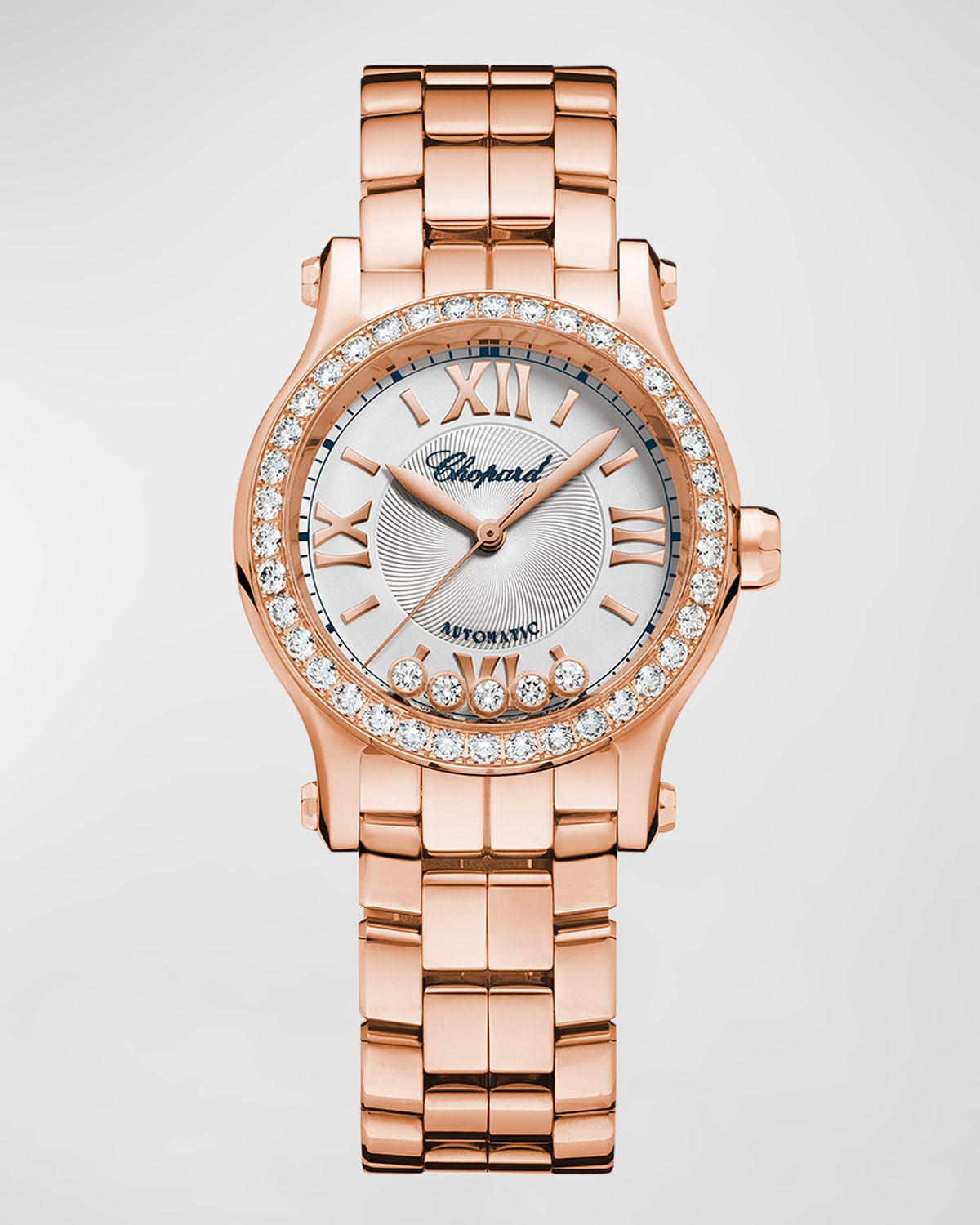 Happy Sport 18k Rose Gold Diamond Bracelet Watch | Neiman Marcus